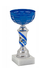 Кубок "Воздух" на мраморной подставке высота 17см, чаша 8 см    арт.016
