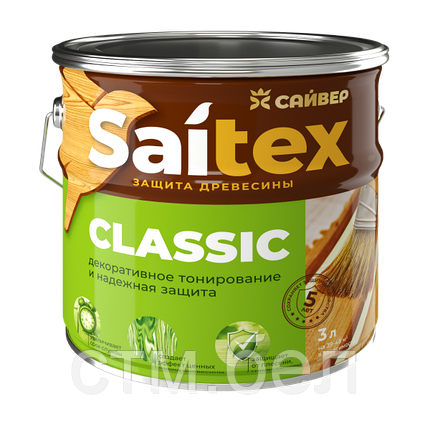 САЙТЕКС Classic Декор-защитное средство "Венге" 3л (6), фото 2