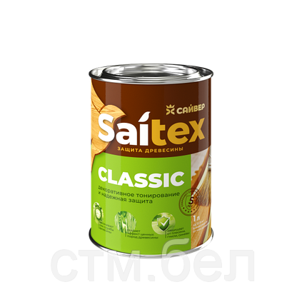 САЙТЕКС Classic Декор-защитное средство "Махагон" 1л (14), фото 2