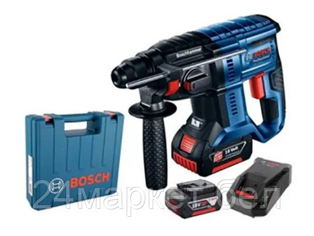 Перфоратор Bosch GBH 180-LI Professional 0611911121 (с 2-мя АКБ, кейс) - фото 1 - id-p209689188