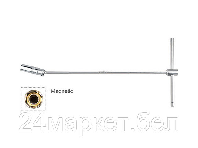 Ключ свечной 21мм магнитный TOPTUL CTHB2145, фото 2