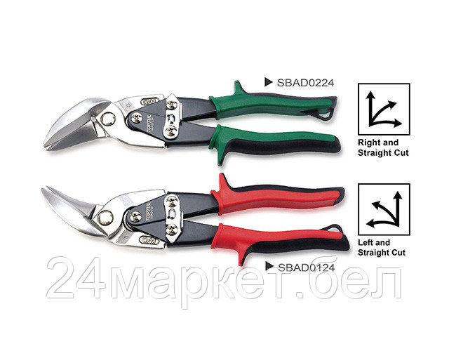 Ножницы по мет. изогнутые 240мм правые TOPTUL SBAD0224 - фото 1 - id-p211450601