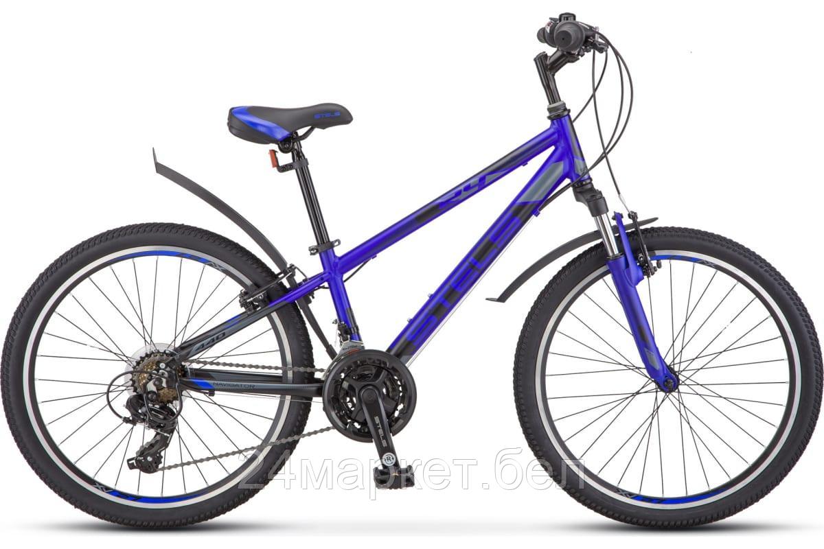 Велосипед 24 Stels Navigator 440 V K010 (рама 12) Синий, LU090084 Stels - фото 1 - id-p211452149