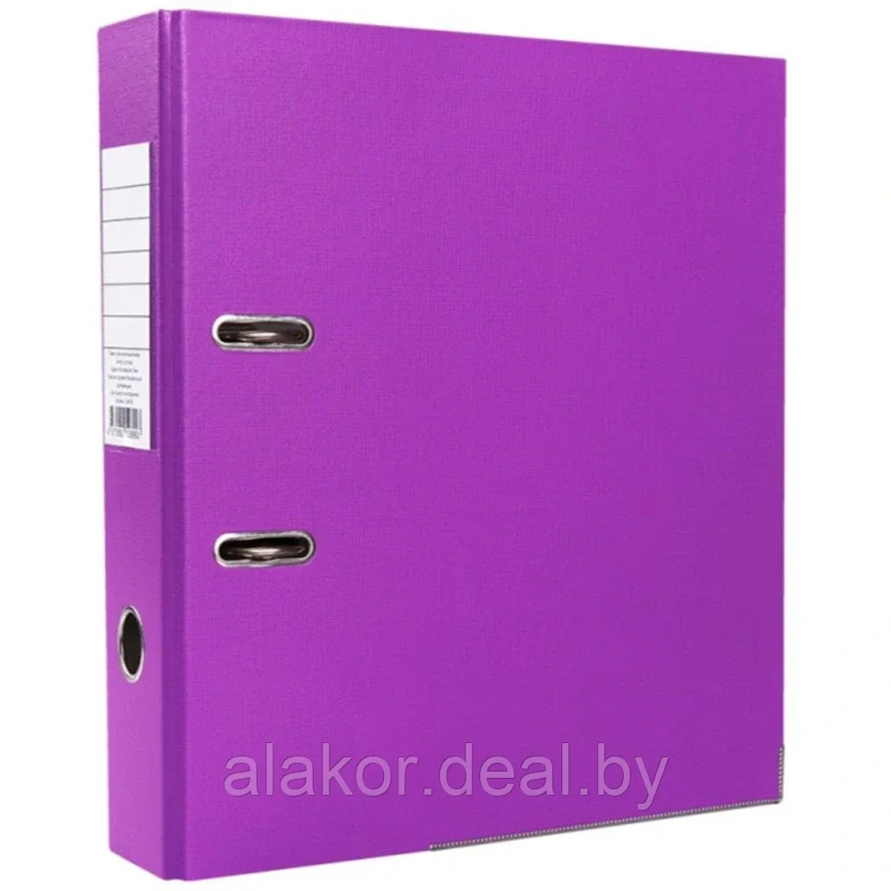Папка-регистратор А4, "OfficeStyle", ПВХ ЭКО, A4, фиолетовый, 50мм - фото 1 - id-p211464557