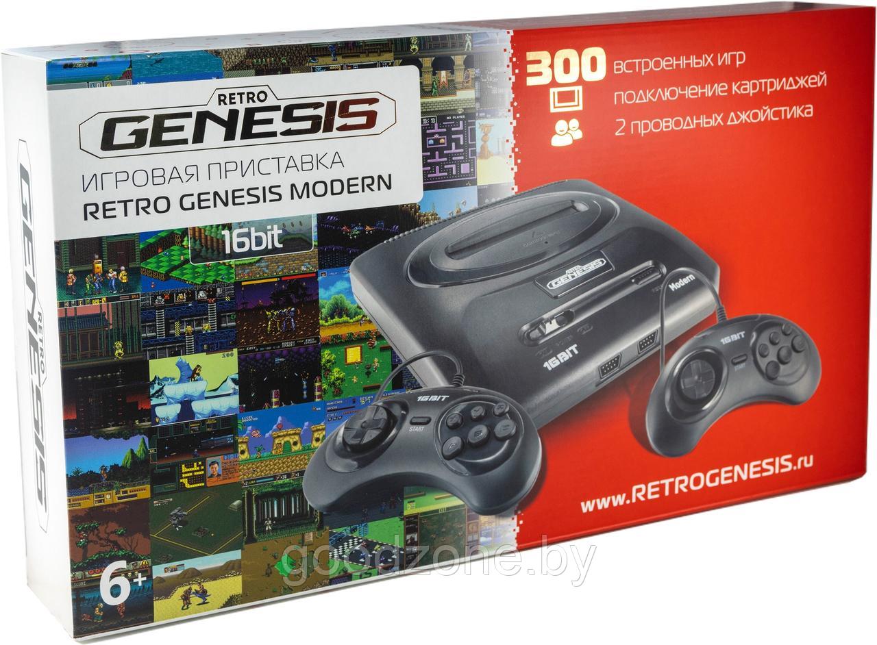 Игровая приставка Retro Genesis Modern (2 проводных геймпада, 300 игр)