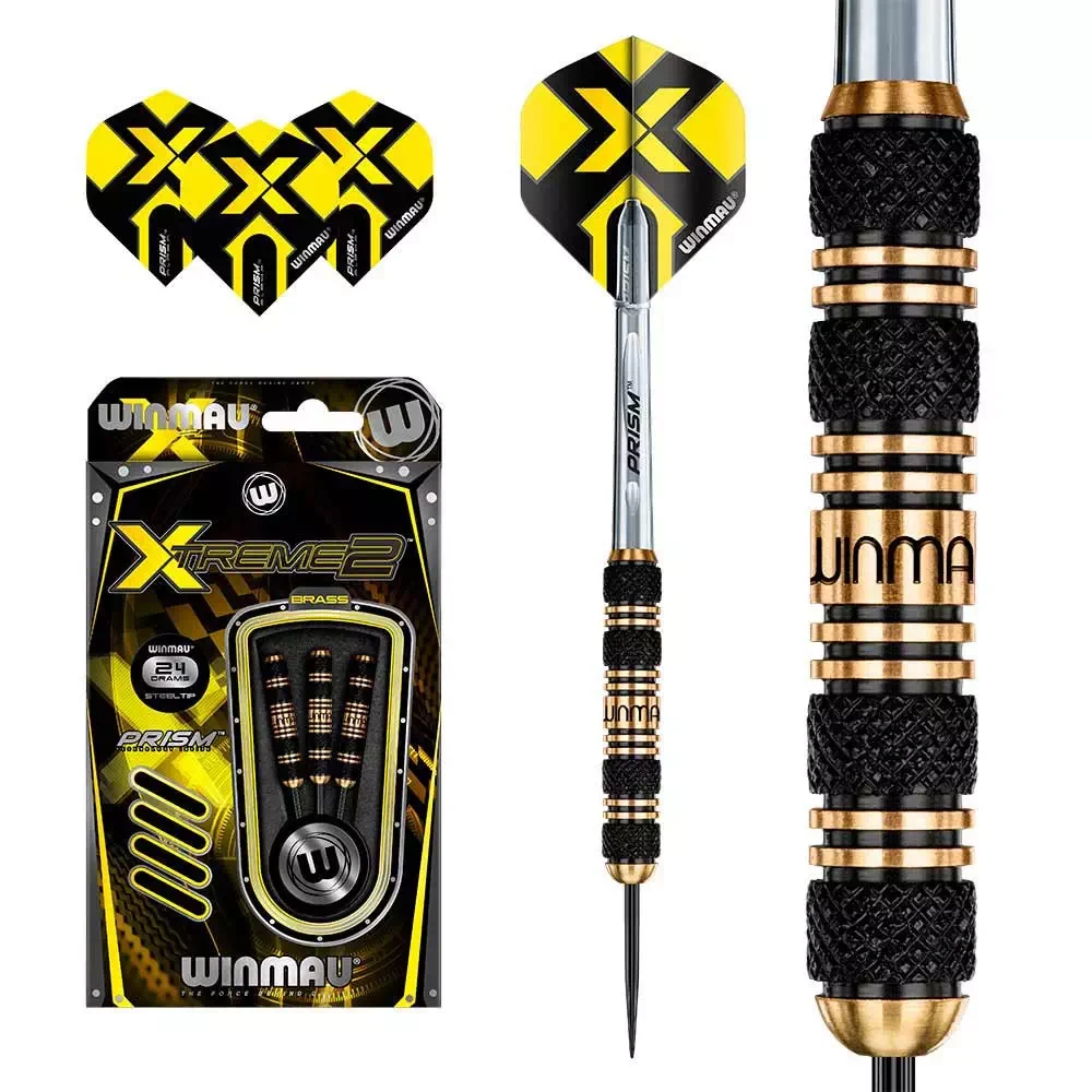 Winmau Xtreme2 24 gr. Латунь. Дротики для дартса - фото 1 - id-p210928234