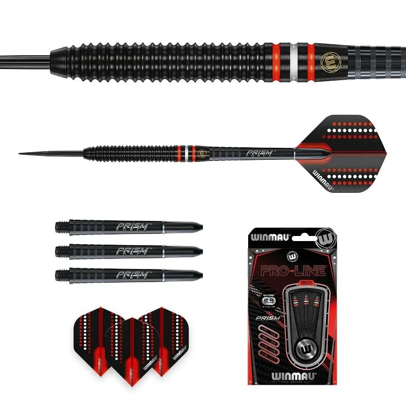 Winmau Pro-Line 24 gr. 90% вольфрам. Дротики для дартса - фото 5 - id-p210928235