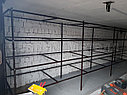 Металлические стеллажи, разборные, черный цвет, фото 2