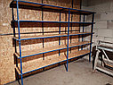 Металлические стеллажи, разборные, черный цвет, фото 6