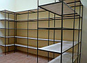 Металлические стеллажи, разборные, черный цвет, фото 10