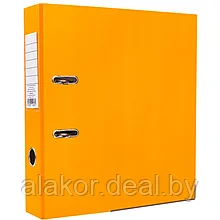 Папка-регистратор А4,   "OfficeStyle", ПВХ ЭКО, A4, оранжевый, 75мм