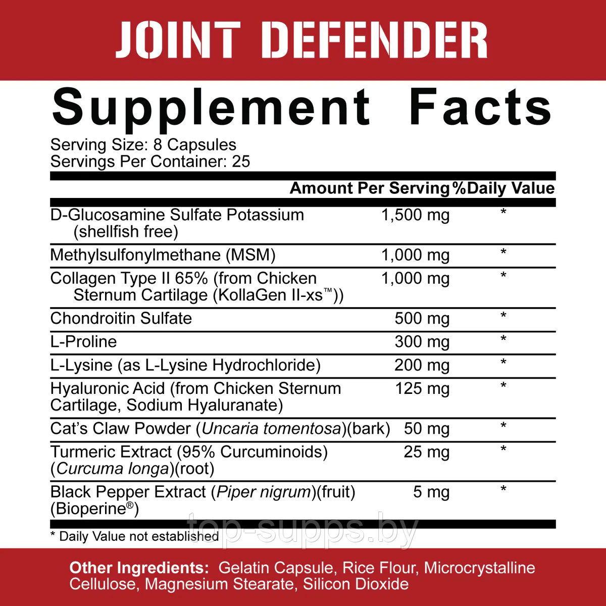 Rich Piana 5% Nutrition Joint Defender from % Nutrition (200 caps) - фото 2 - id-p211468471