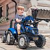 Детский педальный трактор с прицепом New Holland Falk 3090M, фото 3