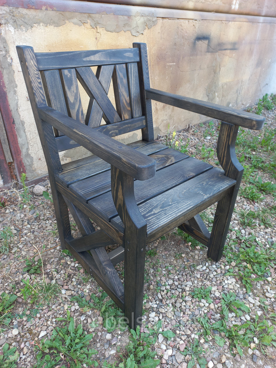 Кресло садовое и банное из массива сосны "Корсика Премиум" - фото 3 - id-p211469172