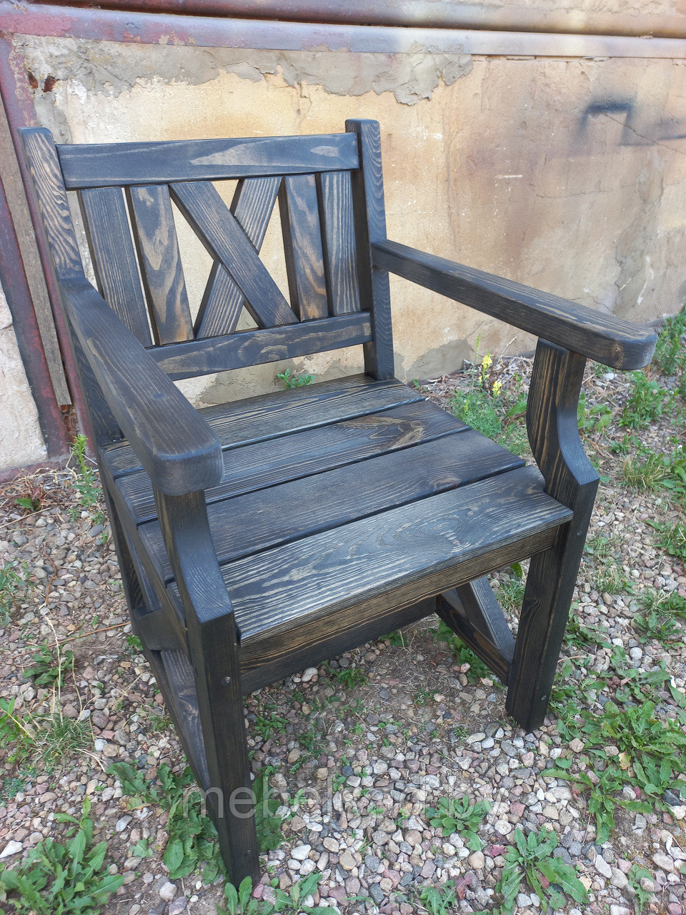 Кресло садовое и банное из массива сосны "Корсика Премиум" - фото 4 - id-p211469172