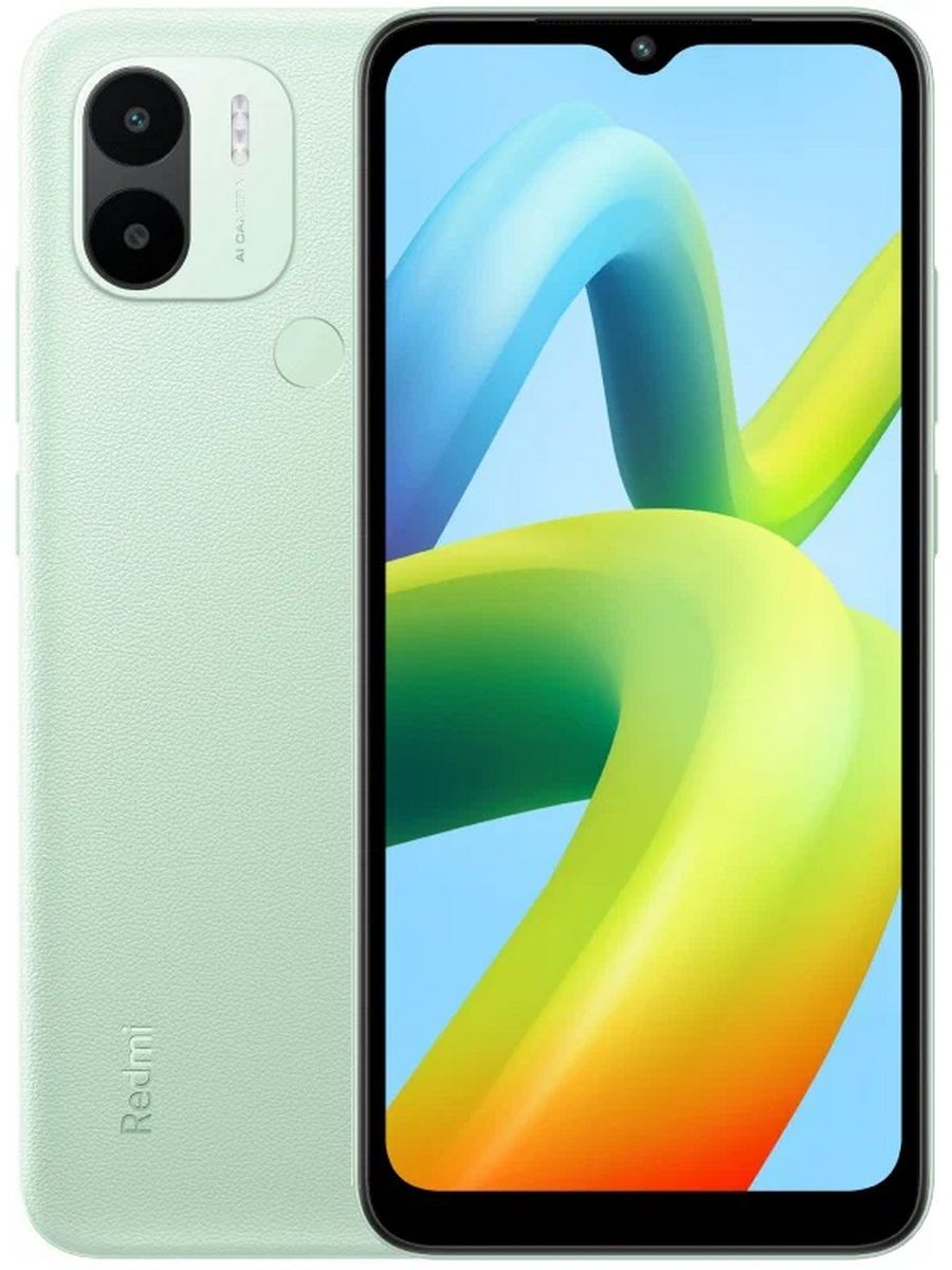 Смартфон Xiaomi Redmi A2+ 3GB/64GB Международная версия Зеленый - фото 1 - id-p211469437