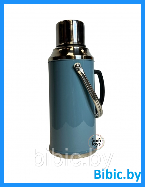 Термос универсальный металлический с узким горлом SA-81 1.2 литра, термос для чая, кофе, напитков 2 цвета