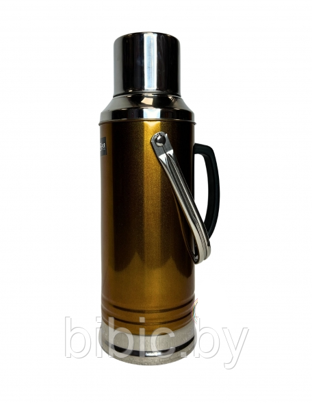 Термос универсальный металлический с узким горлом SA-82 2 литра, термос для чая, кофе, напитков 2 цвета - фото 2 - id-p211469470