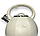 Чайник универсальный из нержавеющей стали SA-313 3 литра, чайник  металлический со свистком белый, фото 3