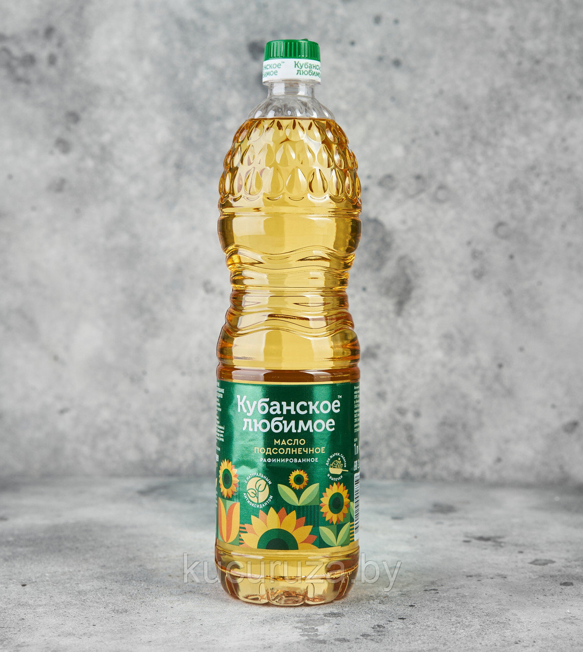 Масло подсолнечное рафинированное "Кубанское любимое" 1л