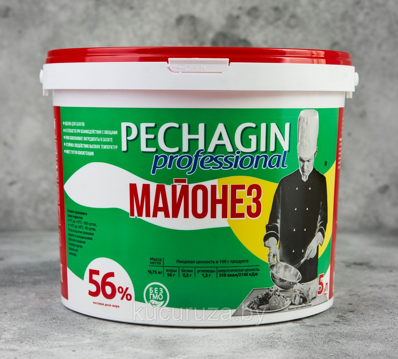Майонез Pechagin professional Profi 56%, 5 л - фото 1 - id-p118672374