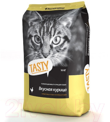 Сухой корм для кошек Tasty Cat С курицей - фото 1 - id-p211469927