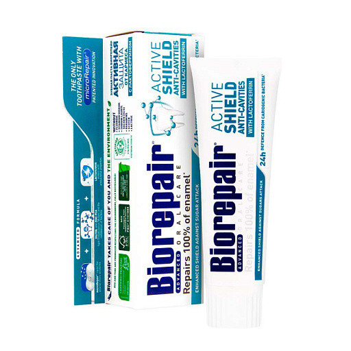 BioRepair Advanced Зубная паста Активная защита от кариеса с лактоферрином 75 мл - фото 1 - id-p211470913