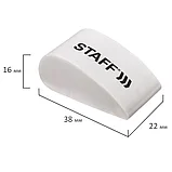 Ластик STAFF College PE-070, 38х22х16 мм, в форме капли, цвет белый, 228070, Китай, фото 2