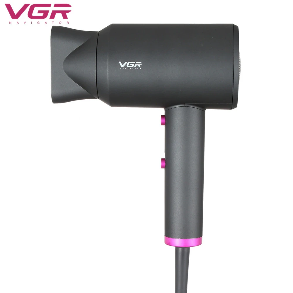 Профессиональный фен для сушки и укладки волос VGR V-400 VOYAGER 1600-2000W (2 темп. режима, 2 скорости) - фото 5 - id-p211483266