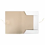 Папка для бумаг с завязками картонная STAFF, гарантированная плотность 220 г/м2, до 200л, 126525,РФ, фото 7