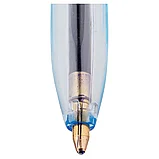 Ручка шариковая масляная Офис, СИНЯЯ, корпус тонированный синий, узел 1мм, линия 0,7мм, ОФ999, РФ, фото 2