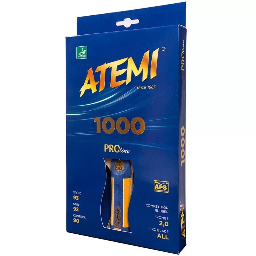 Ракетка для настольного тенниса ATEMI 1000 Pro - фото 6 - id-p210928078