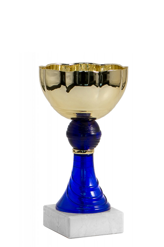 Кубок  "Астра" на мраморной подставке высота 15 см, чаша 8 см    арт.018-150-80