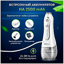 Ирригатор для полости рта HF-6 (5 насадок, 5 режимов) 300 мл, фото 2
