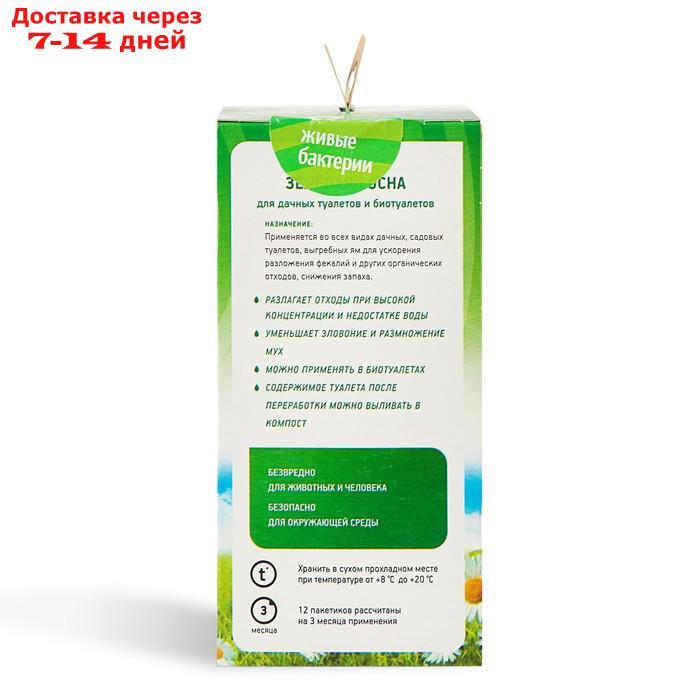 Биоактиватор для дачных туалетов и биотуалетов Зелёная сосна, 300 гр, - фото 5 - id-p211457083