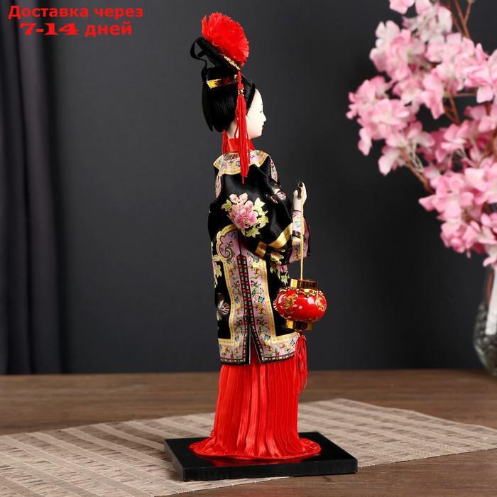 Кукла коллекционная "Китаянка в национ. платье с китайским фонариком" МИКС 32х12,5х12,5 см - фото 2 - id-p211456133