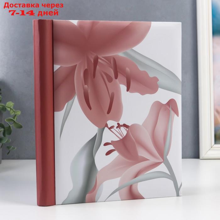 Фотоальбом 30 магнитных листов (60стр) "Розовые цветы" 23х28 см - фото 1 - id-p211458361