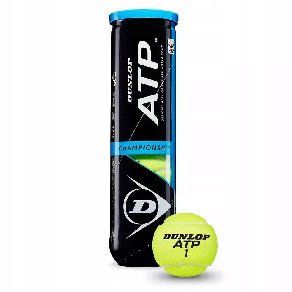 Мячи для большого тенниса Dunlop ATP Championchip 4 шт. - фото 1 - id-p210928070