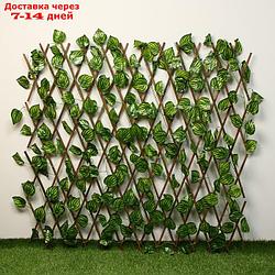 Ограждение декоративное, 200 × 75 см, "Лист осины", Greengo