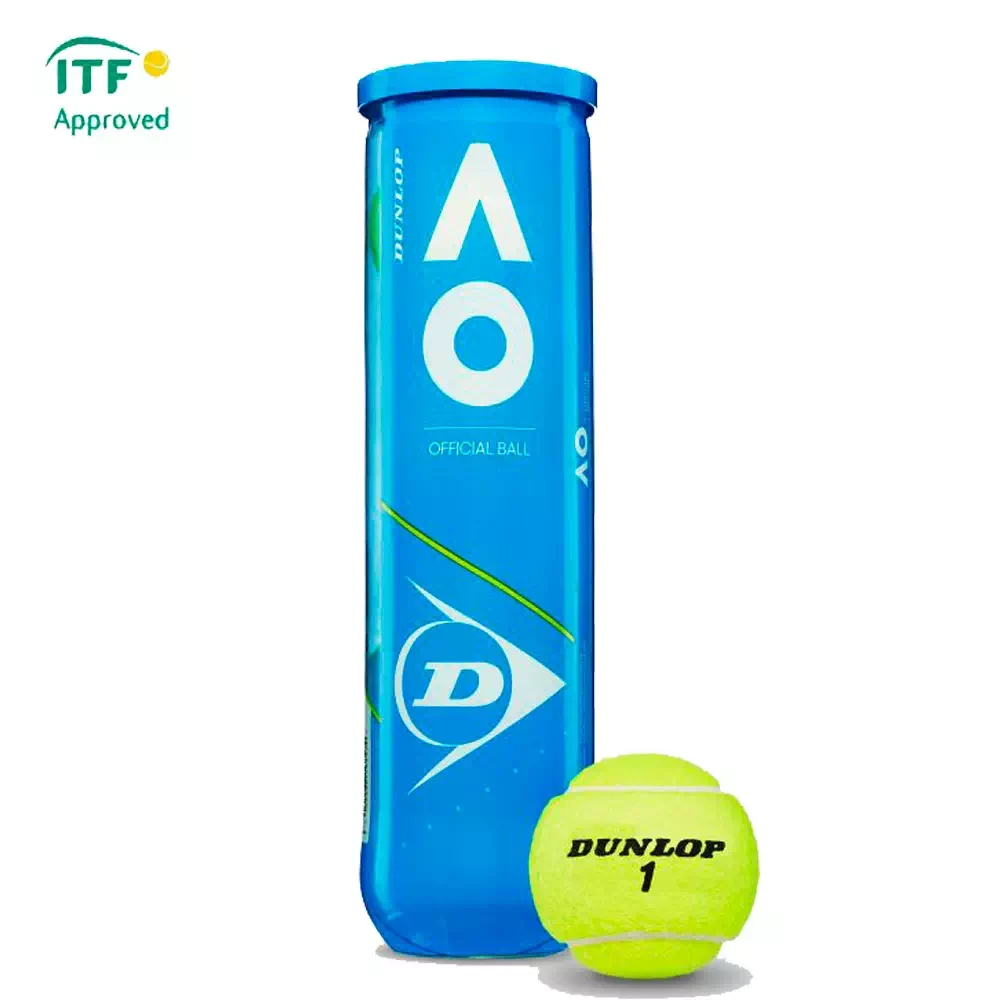 Мячи для большого тенниса Dunlop Australian Open, 4 шт. - фото 1 - id-p210928071