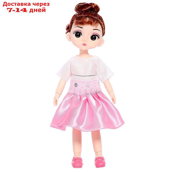 Кукла модная шарнирная "Лиза" в платье, МИКС - фото 4 - id-p211458598