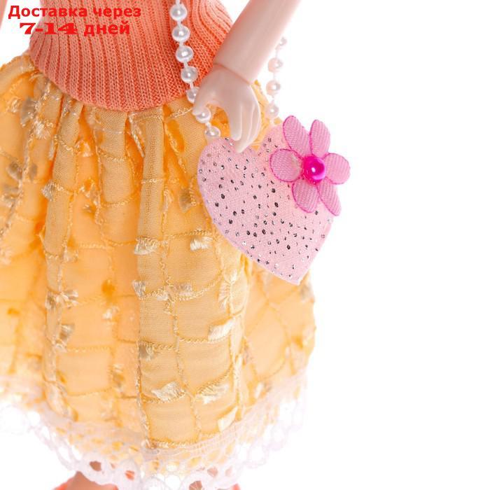 Кукла модная шарнирная "Лиза" в платье, МИКС - фото 9 - id-p211458598