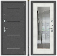 Дверь входная Porta R 104.П61 Антик Серебро/Bianco Veralinga