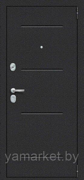 Дверь входная Porta R 104.К42 Букле черный/Snow Veralinga - фото 2 - id-p211488062