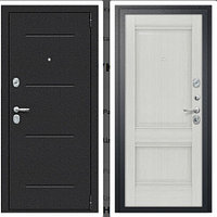 Дверь входная Porta R 104.К42 Букле черный/Bianco Veralinga