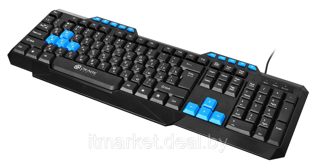 Клавиатура Oklick 750G Frost War - фото 3 - id-p211488541