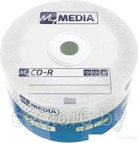 CD-R диск MyMedia 700Mb MyMedia 52x в пленке 50 шт. 69201