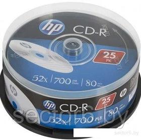 CD-R диск HP 700Mb HP 52x CakeBox 25 шт 69311