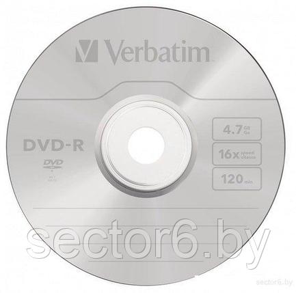 DVD-R диск Verbatim 4.7Gb 16x Verbatim Matt Silver SlimCase 043547, фото 2