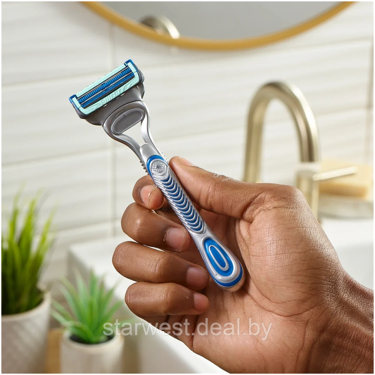 Gillette Skinguard Sensitive 1 шт. Мужская сменная кассета / лезвие для бритья - фото 9 - id-p133933432